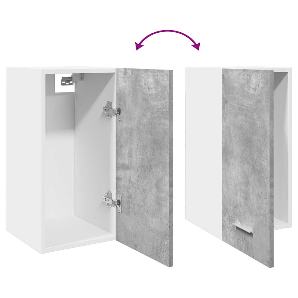 vidaXL Ντουλάπι Κρεμαστό Lyon Γκρι Σκυροδέματος 30x31x60 εκ. Επεξ.Ξύλο