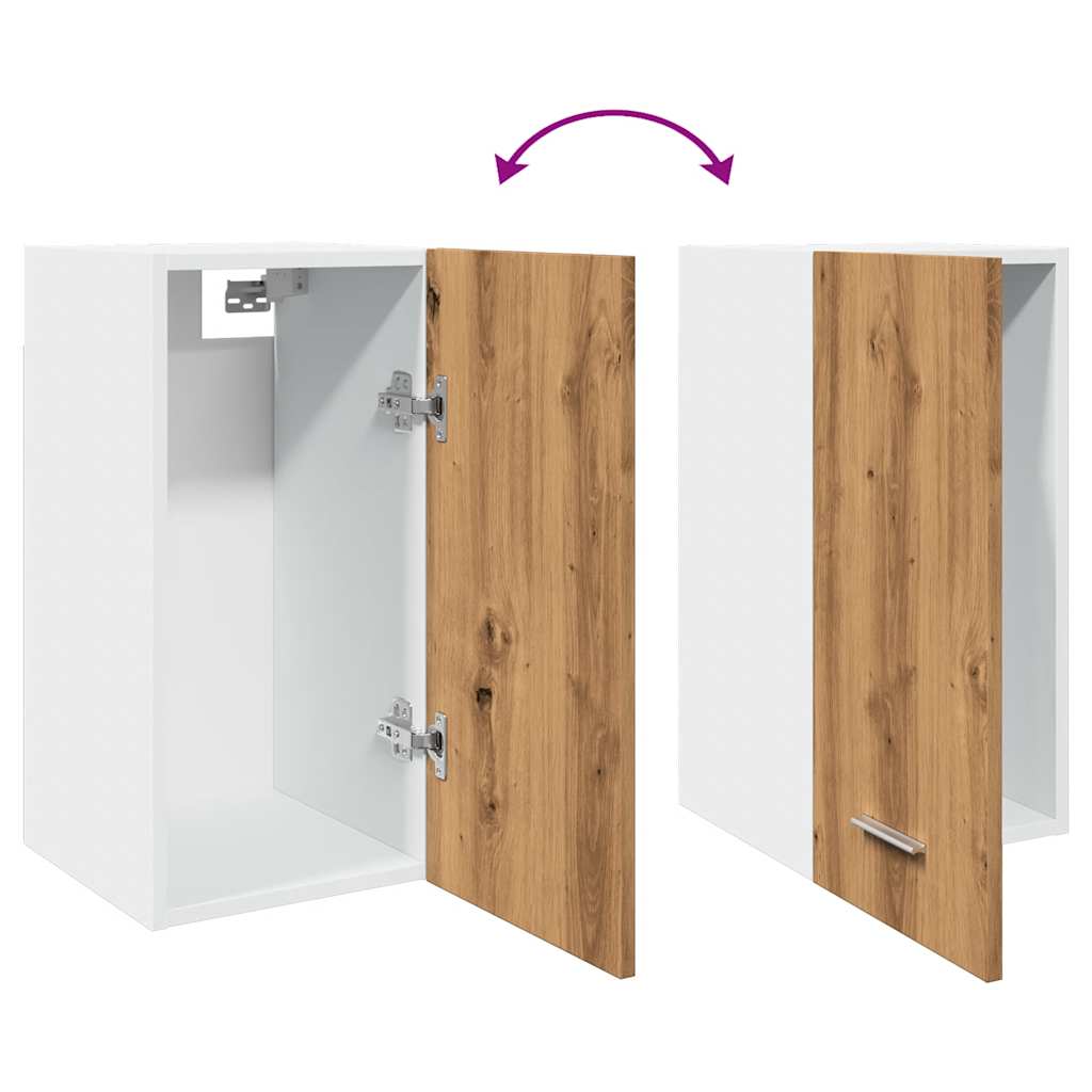 vidaXL κρεμαστό ντουλάπι Lyon Artisan Oak 30x31x60 cm