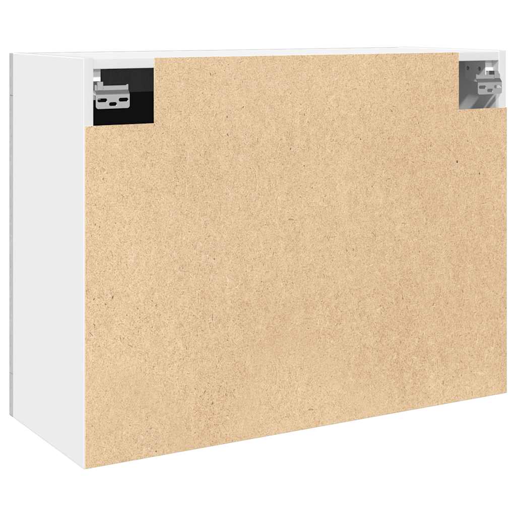 vidaXL κρεμαστό γυάλινο ντουλάπι Lyon μπετόν γκρι 80x31x60 cm