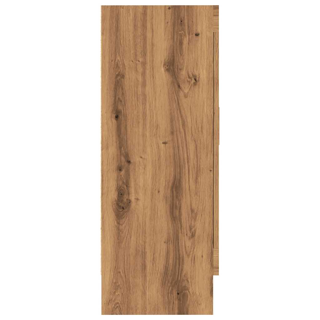 vidaXL Βιβλιοθήκη Artisan Δρυς 82,5x30,5x80 εκ. Επεξεργασμένο Ξύλο