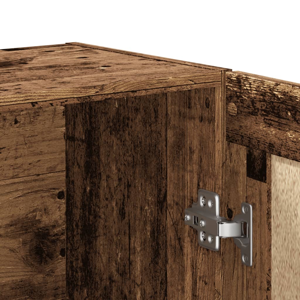 vidaXL Βιβλιοθήκη Παλαιό Ξύλο 82,5 x 30,5 x 115 εκ. Επεξ. Ξύλο