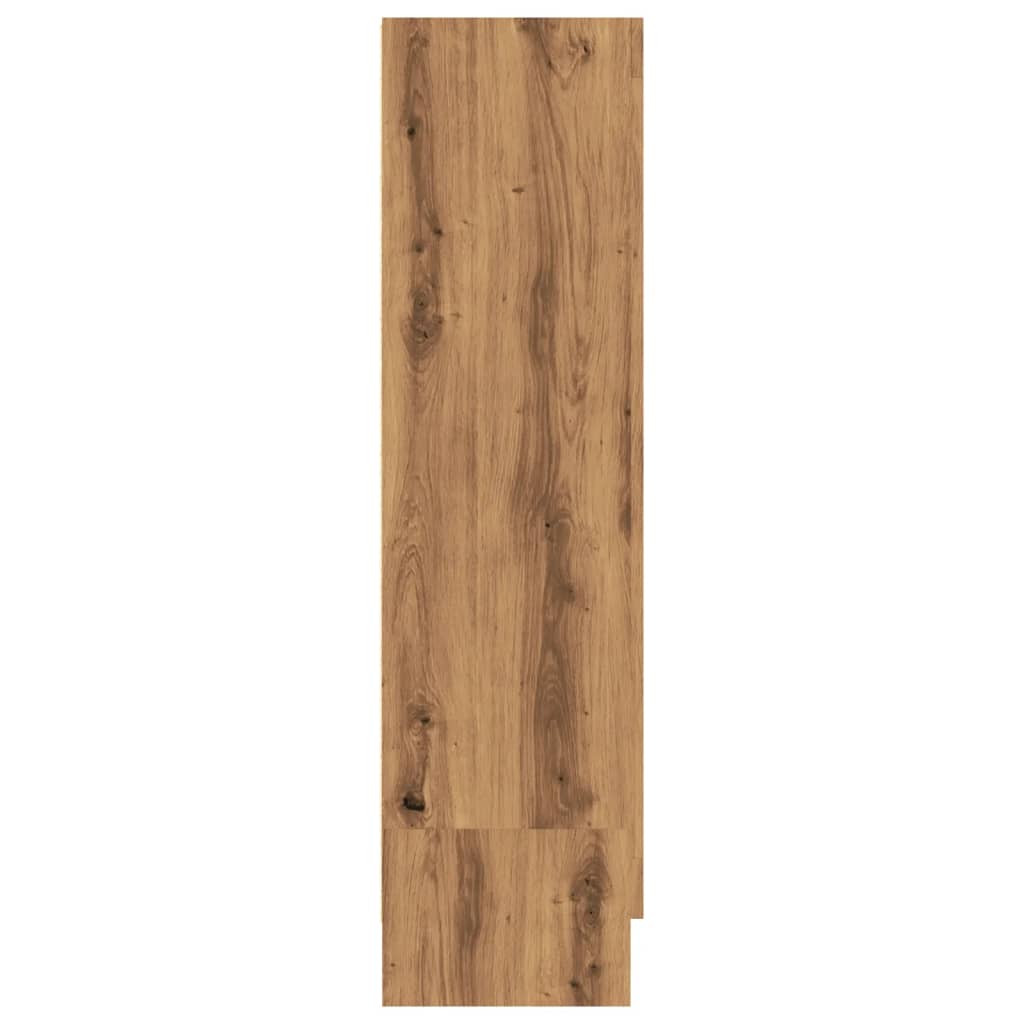 vidaXL Βιβλιοθήκη Artisan Δρυς 82,5x30,5x115 εκ. Επεξεργασμένο Ξύλο