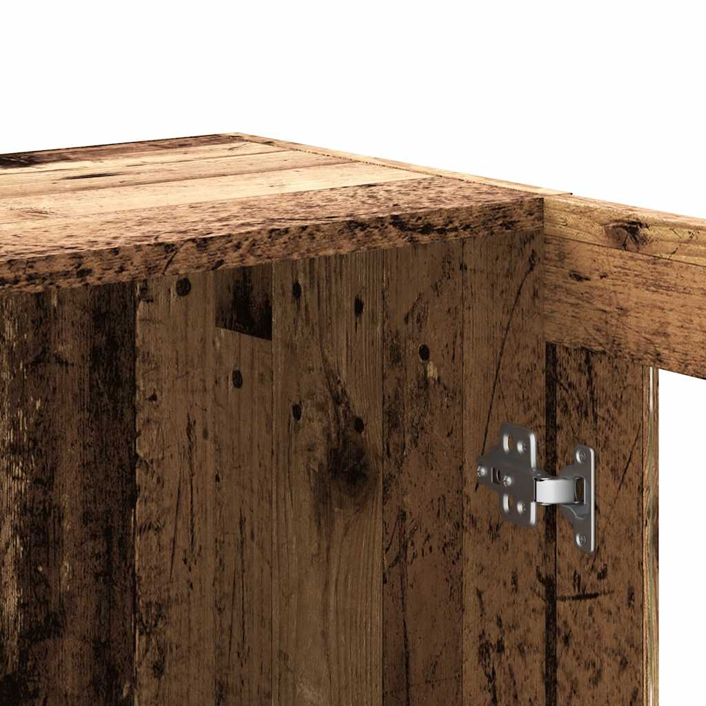 vidaXL Βιβλιοθήκη Παλιό Ξύλο 82,5 x 30,5 x 80 εκ. Μοριοσανίδα