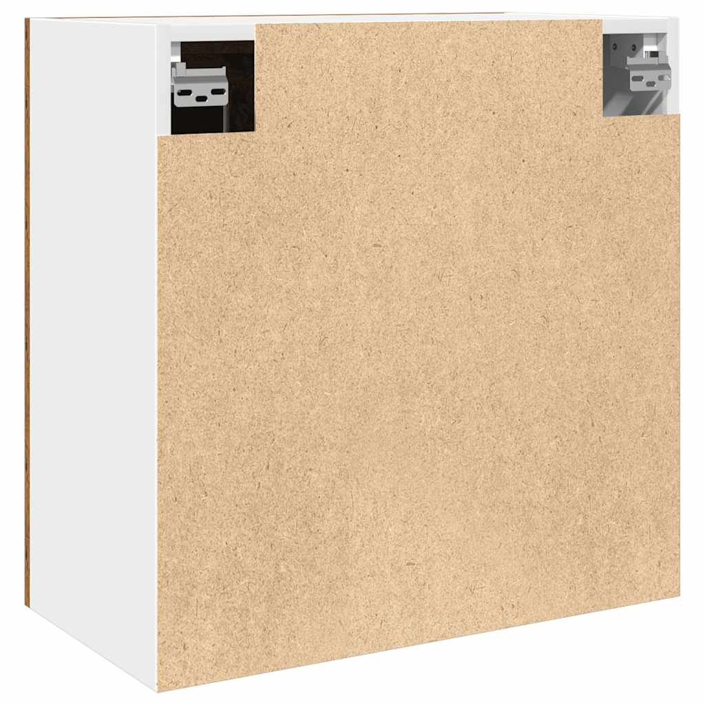 vidaXL Ντουλάπι τοίχου κουζίνας με γυάλινη πόρτα Lyon Παλιό ξύλο