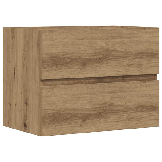 vidaXL Ντουλάπι Μπάνιου Αρτισιανή Δρυς 60x38,5x45 εκ. Επεξ. Ξύλο