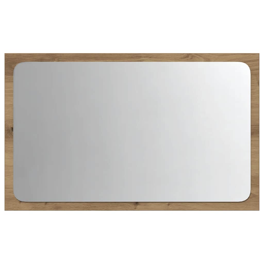 vidaXL Καθρέφτης Μπάνιου με LED Αρτισιανή Δρυς 60x8,5x38 εκ.