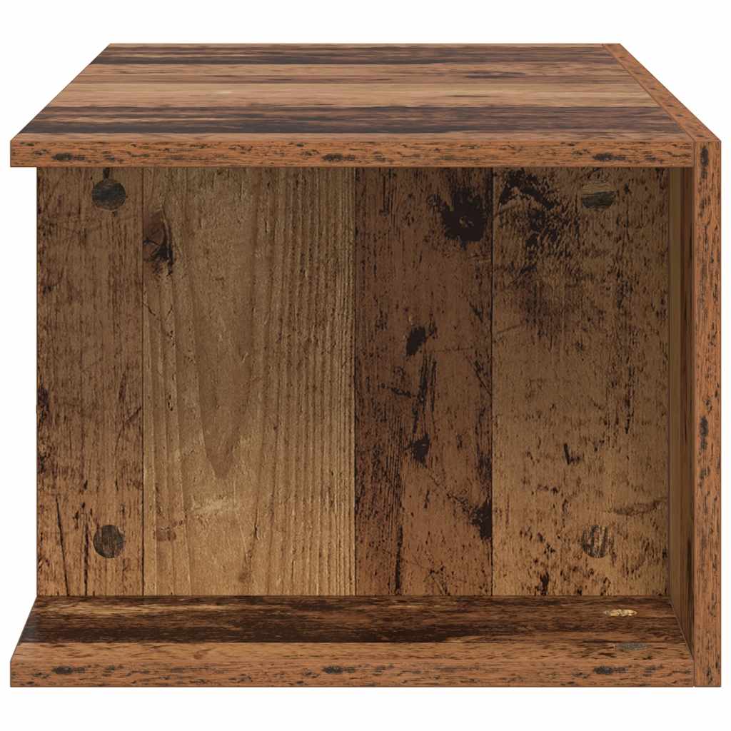 vidaXL Έπιπλο Τηλεόρασης LED Όψη Παλαιού Ξύλου 90x39x30 εκ. Επεξ. Ξύλο