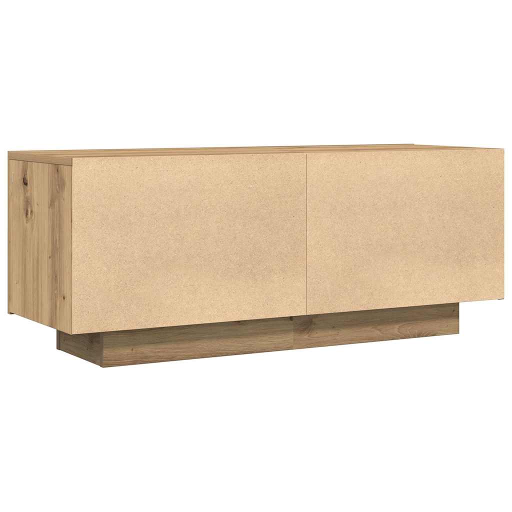 vidaXL Έπιπλο Τηλεόρασης Artisian Δρυς 100x35x40 εκ Επεξεργασμένο Ξύλο