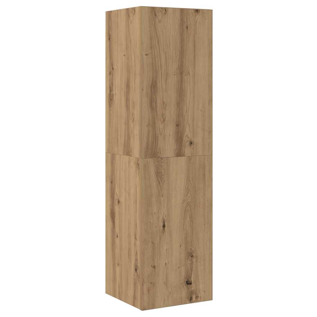 vidaXL Ντουλάπι τηλεόρασης Artisan Oak 30,5x30x110 cm Ξύλινη κατασκευή
