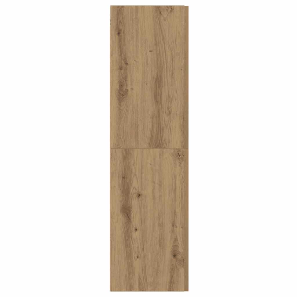 vidaXL Ντουλάπι τηλεόρασης Artisan Oak 30,5x30x110 cm Ξύλινη κατασκευή