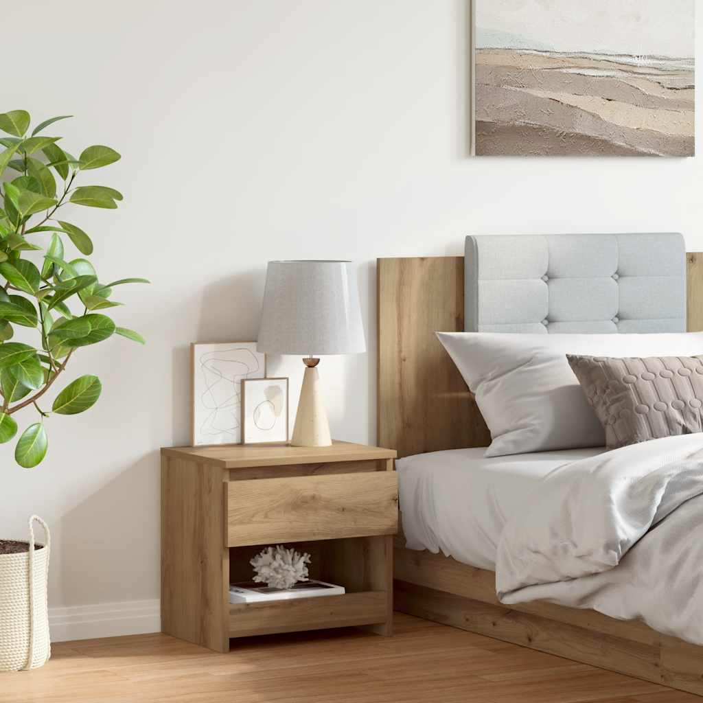 vidaXL Κομοδίνο ντουλάπι Artisan Oak 40x30x39 cm Κατασκευασμένο ξύλο