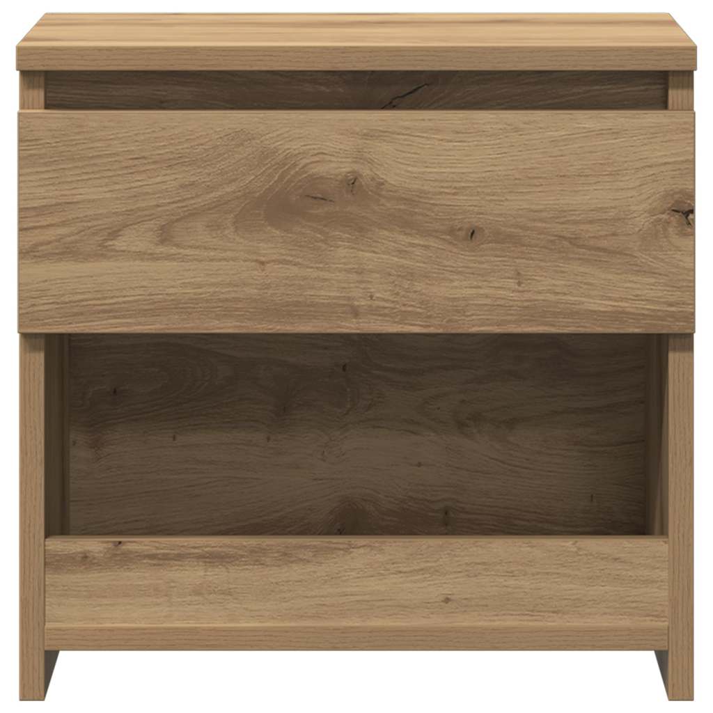 vidaXL Κομοδίνα 2 τεμάχια Artisan Oak 40x30x39 cm Κατασκευασμένο ξύλο