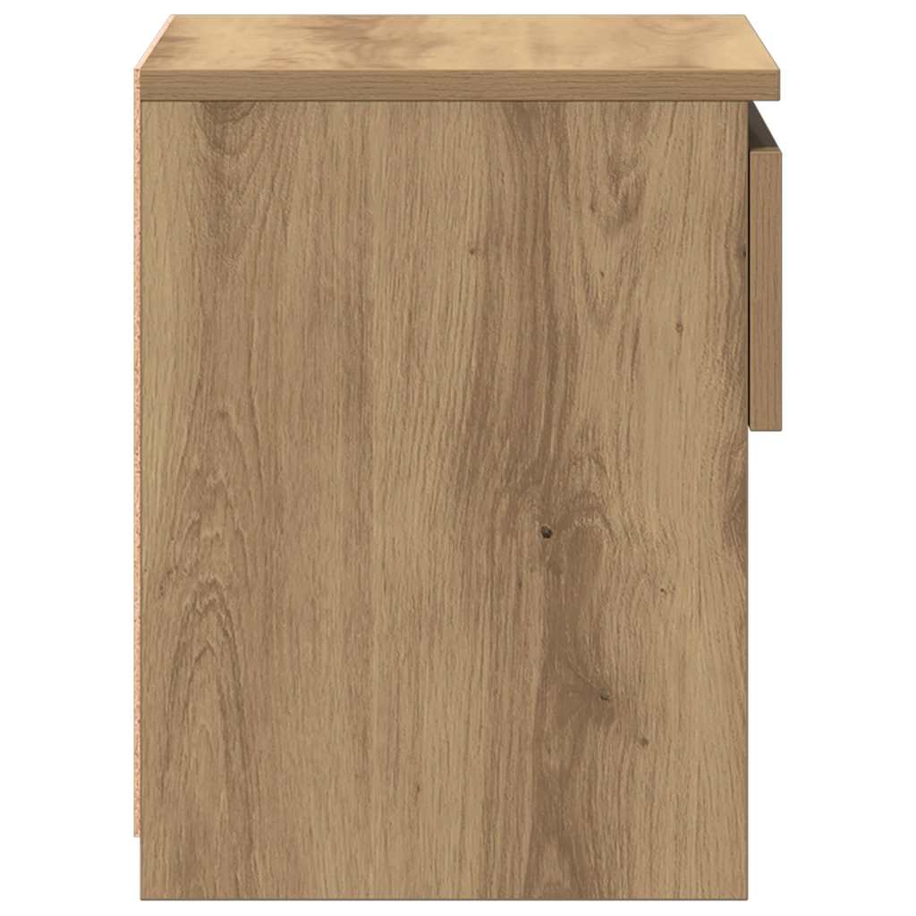 vidaXL Κομοδίνα 2 τεμάχια Artisan Oak 40x30x39 cm Κατασκευασμένο ξύλο