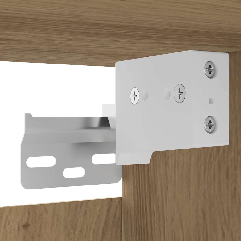 vidaXL Έπιπλο Τηλεόρασης Κρεμαστό Δρυς τεχνίτης 30,5 x 30 x 30 εκ.