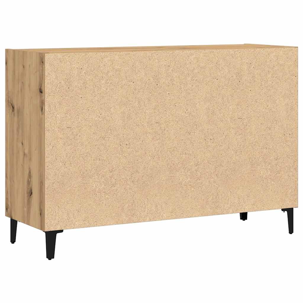 vidaXL Ραφιέρα Αρτισιανή Δρυς 103,5 x 35 x 70 εκ. από Επεξεργ. Ξύλο