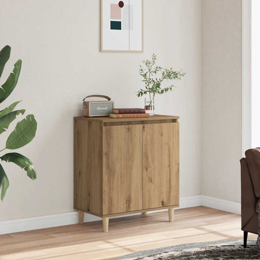 vidaXL Μπουφές Τεχνίτης Δρυς 60x35x70 εκ. από Επεξεργασμένο Ξύλο