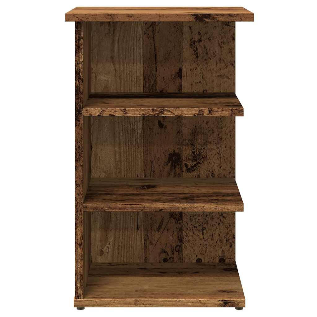 vidaXL Sideboard Παλιό ξύλο 35x35x55 cm Ξύλο μηχανής
