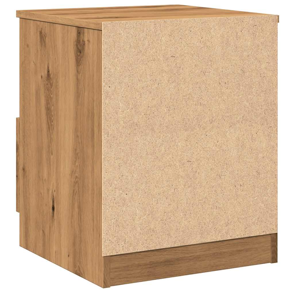 vidaXL Κομοδίνο ντουλάπι Artisan Oak 40x40x50 cm Κατασκευασμένο ξύλο