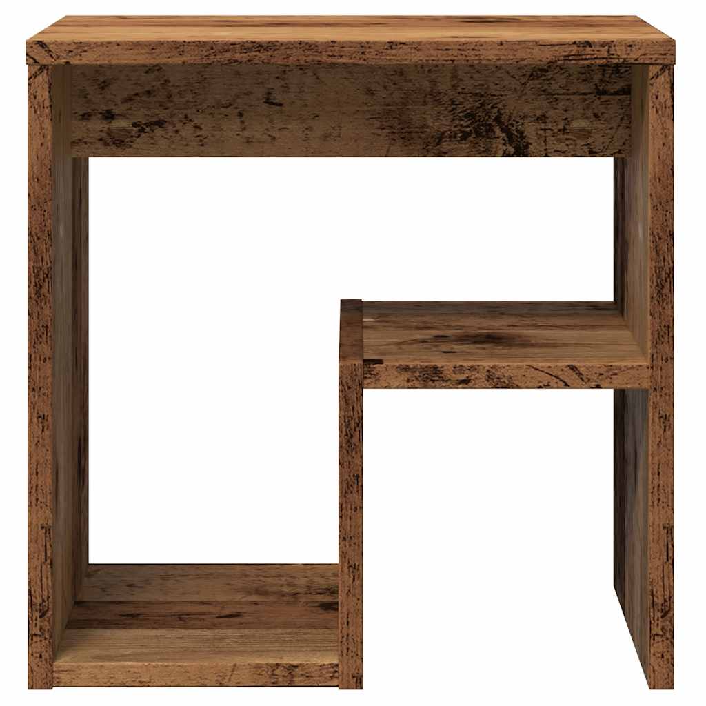 vidaXL Κομοδίνα 2 τεμ. Όψη Παλαιού Ξύλου 40x30x40 εκ. από Επεξ. Ξύλο