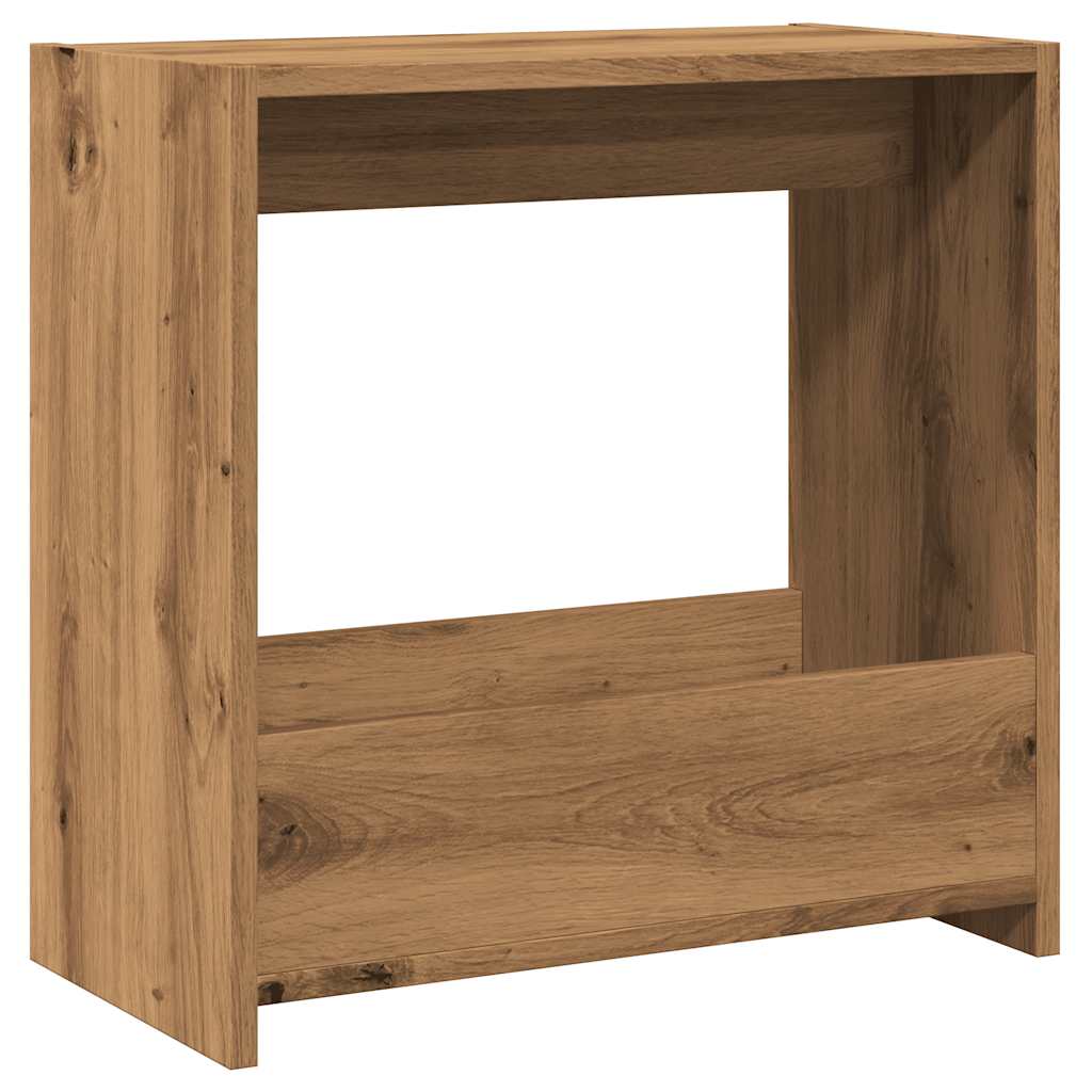 vidaXL Side Table Artisan Oak 50x26x50 cm Κατασκευασμένο ξύλο