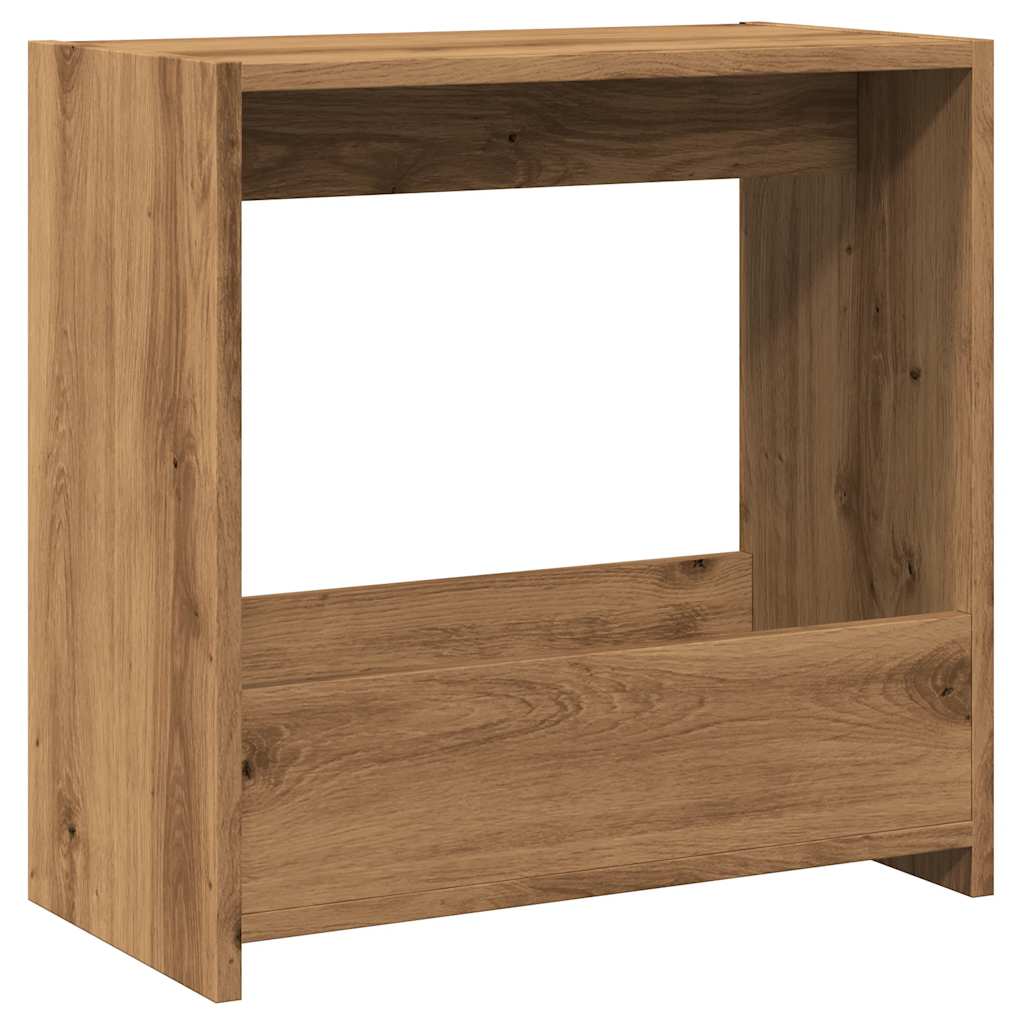 vidaXL Side Table Artisan Oak 50x26x50 cm Κατασκευασμένο ξύλο