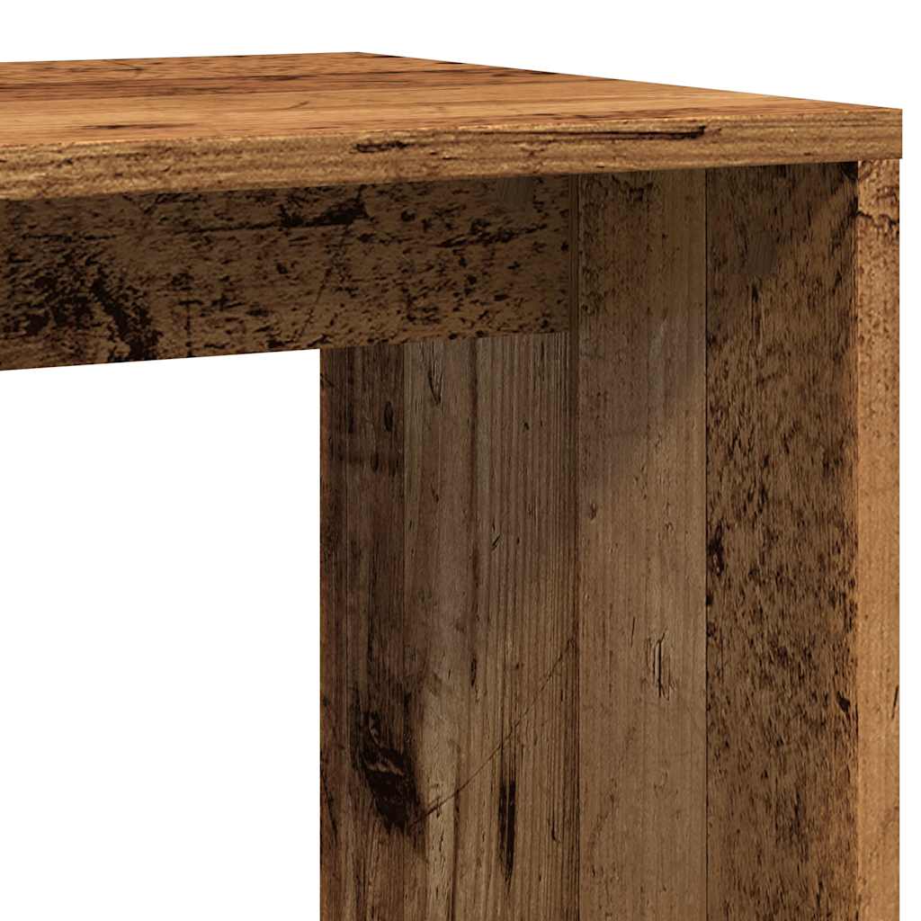 vidaXL Side Table Παλιό ξύλο 59x36x38 cm Κατασκευασμένο ξύλο