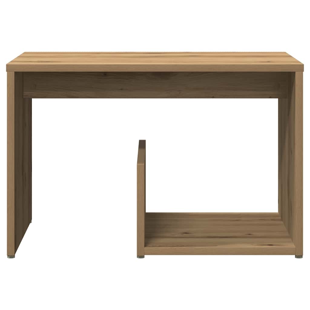 vidaXL Side Table Artisan Oak 59x36x38 cm Κατασκευασμένο ξύλο