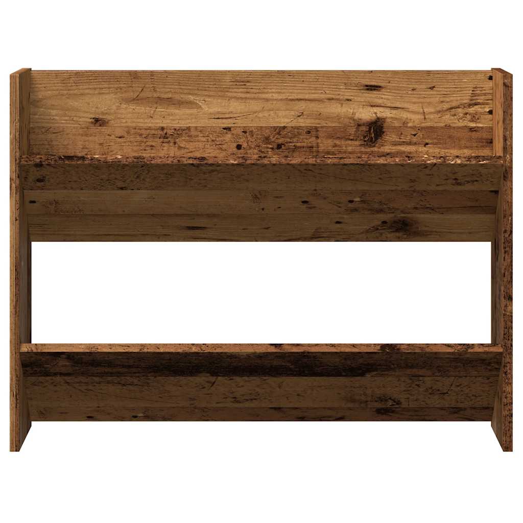 vidaXL Παπουτσοθήκη Τοίχου Παλαιό Ξύλο 80x18x60 εκ. Επεξ. Ξύλο