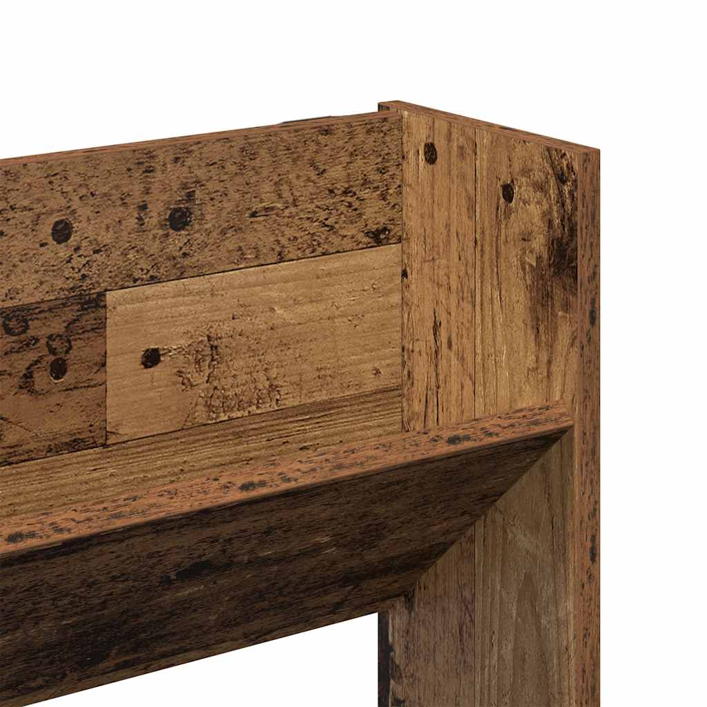 ντουλάπι παπουτσιών τοίχου vidaXL Παλιό ξύλο Κατασκευασμένο ξύλο