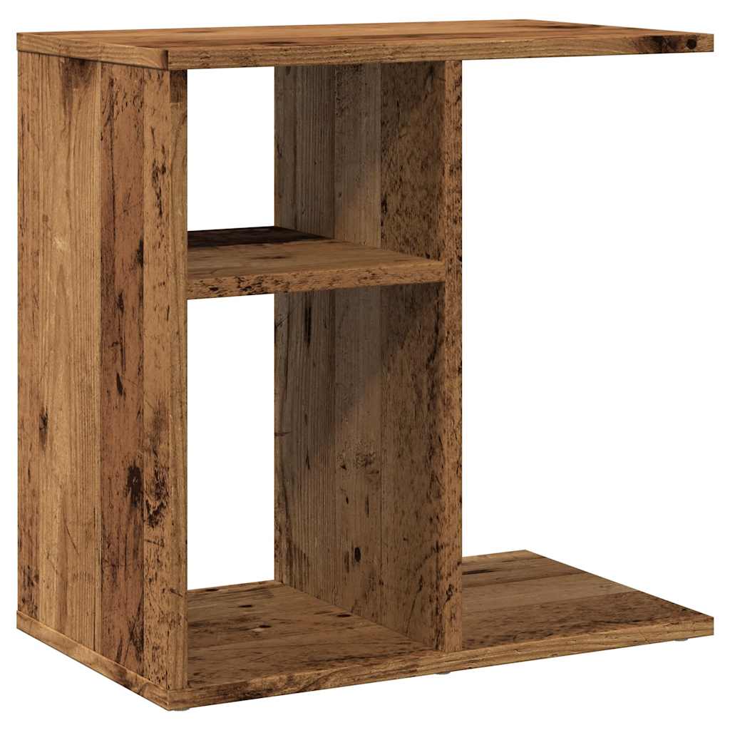 vidaXL Side Table Παλιό ξύλο 50x30x50 cm Κατασκευασμένο ξύλο