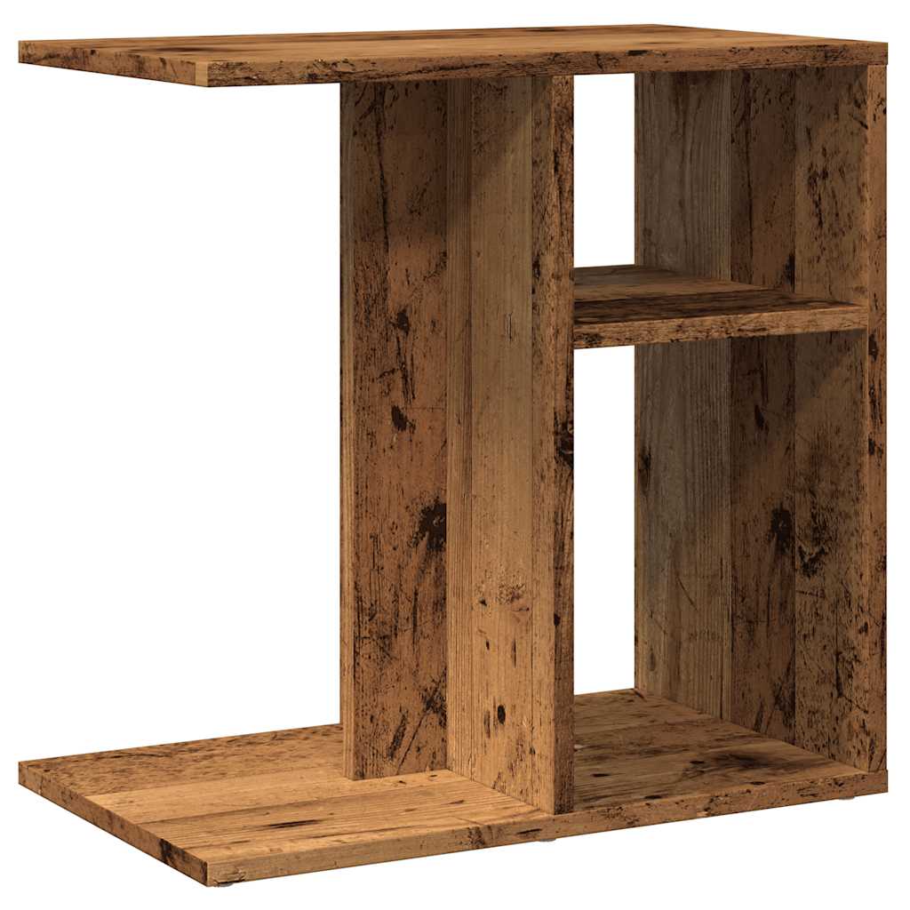 vidaXL Side Table Παλιό ξύλο 50x30x50 cm Κατασκευασμένο ξύλο