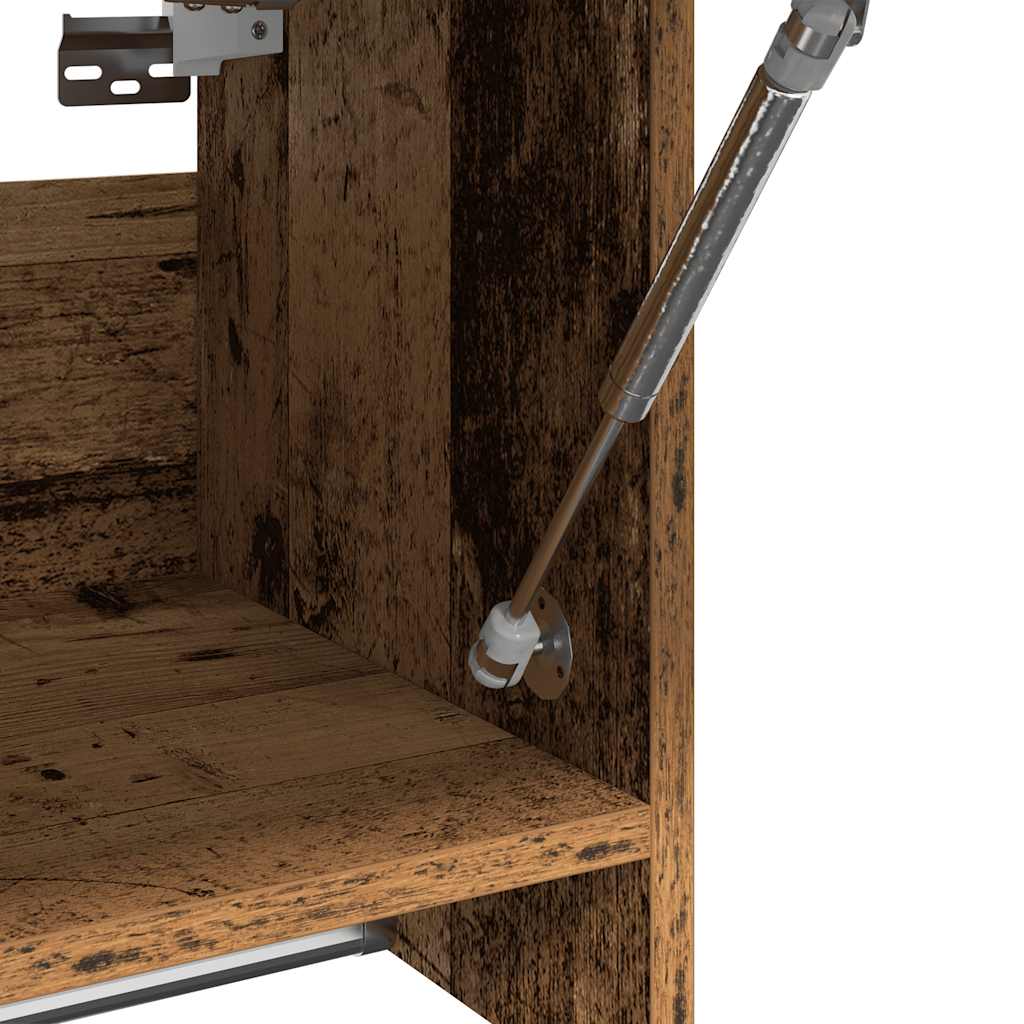 vidaXL Ντουλάπα παλαιού ξύλου 70x32,5x35 cm Ξύλινο μηχανουργικό ξύλο