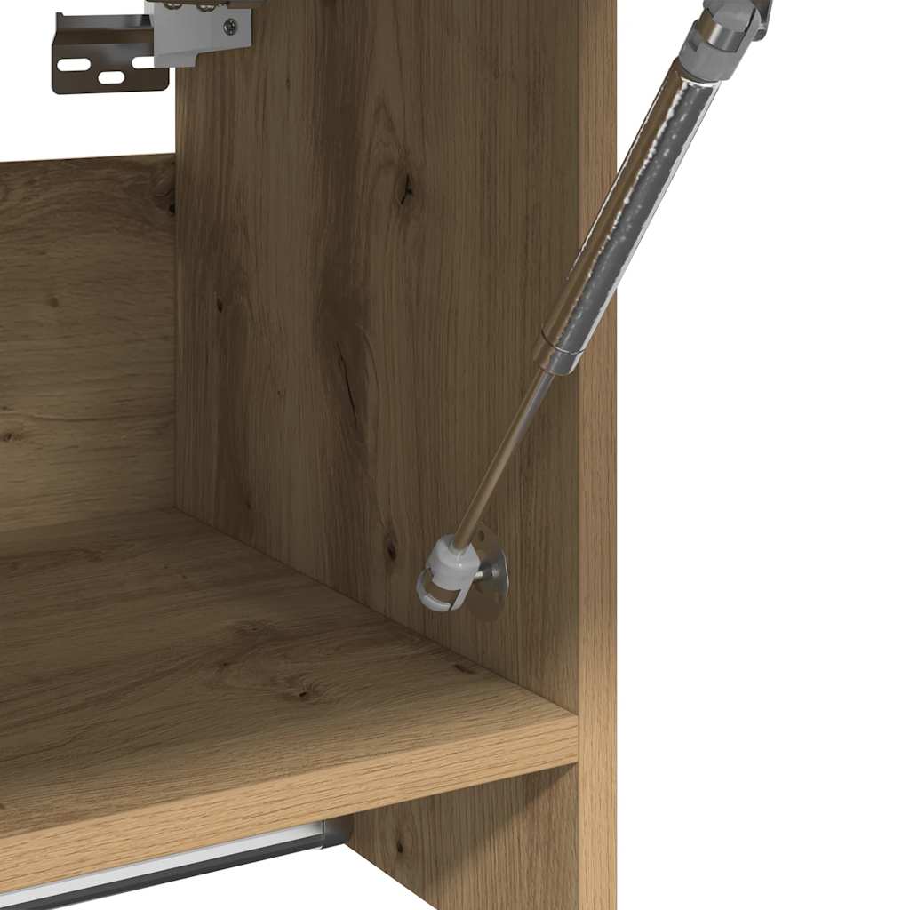 vidaXL Ντουλάπα Artisan Δρυς 70x32,5x35 cm Ξύλο μηχανής