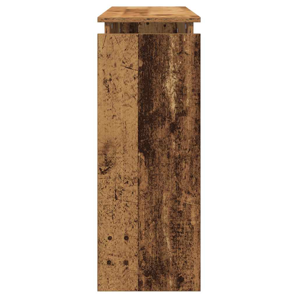vidaXL Τραπεζάκι Κονσόλα Παλιό Ξύλο 80x30x102 εκ. από Μοριοσανίδα