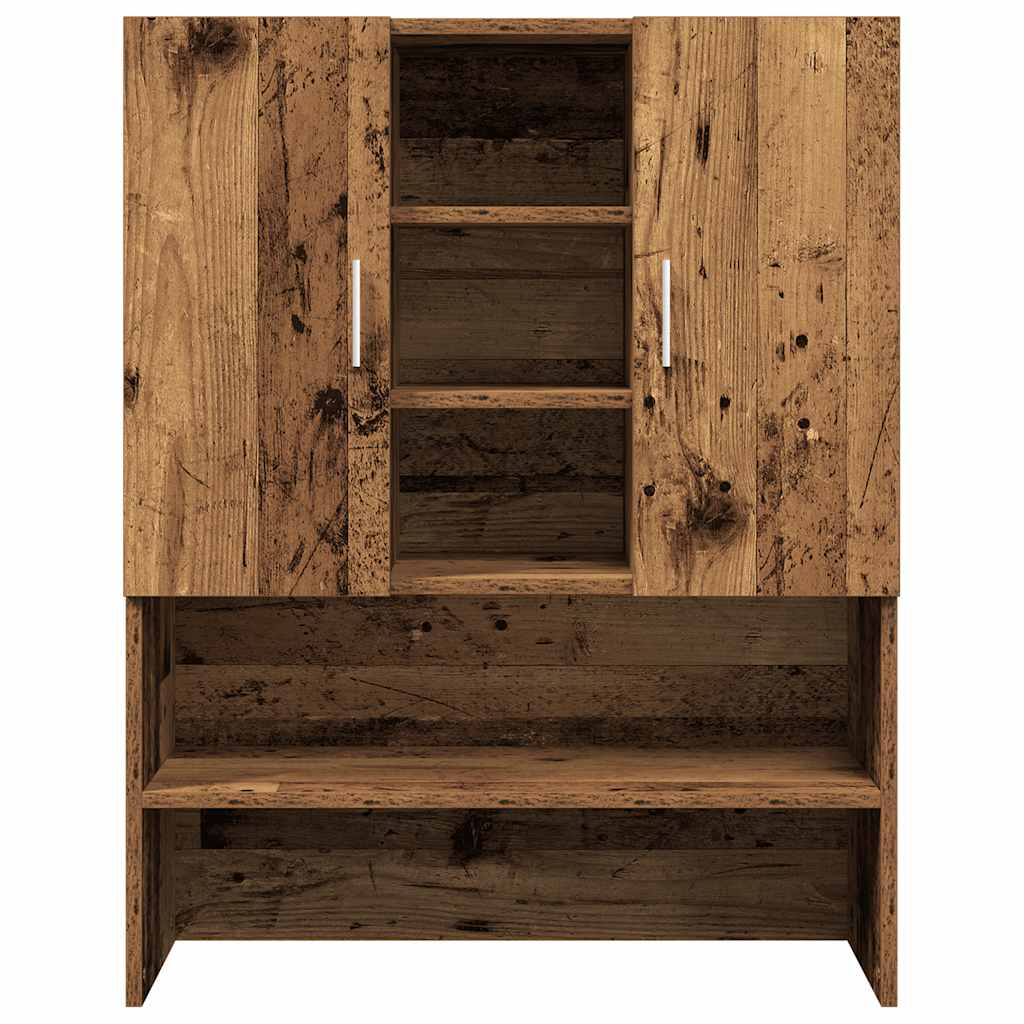 vidaXL Ντουλάπι Πλυντηρίου Παλιό Ξύλο 70,5 x 25,5 x 90 εκ.