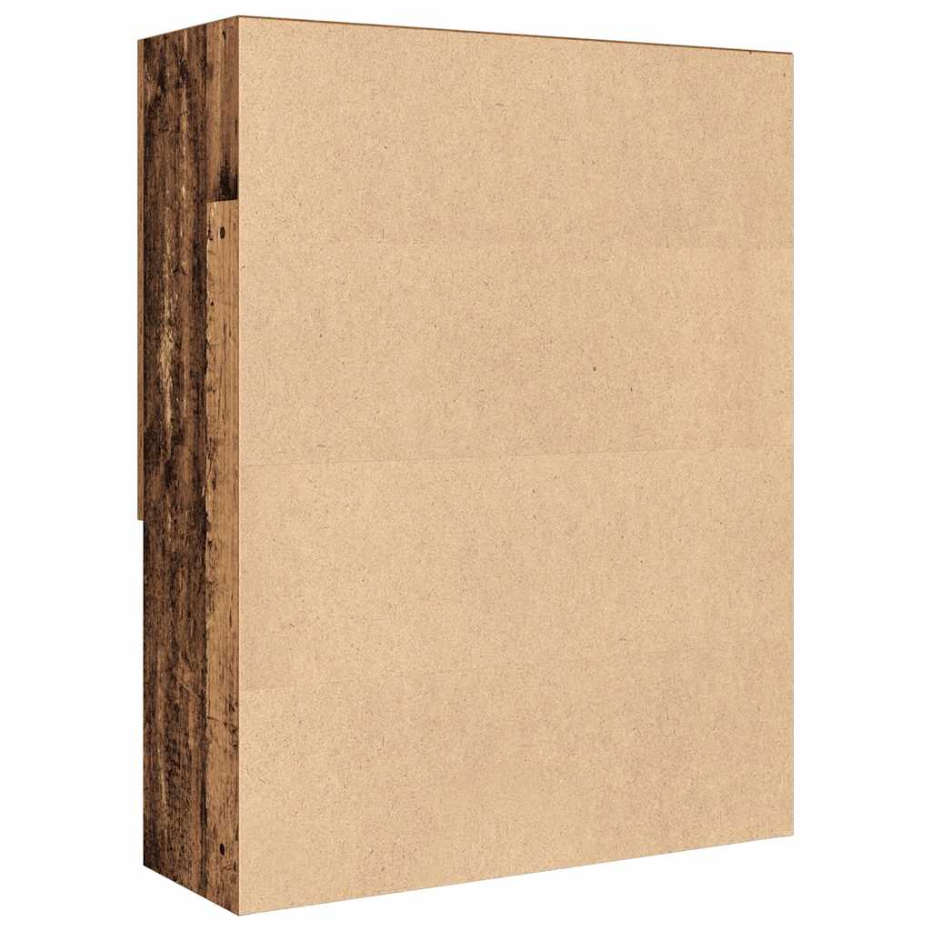 vidaXL Ντουλάπι Πλυντηρίου Παλιό Ξύλο 70,5 x 25,5 x 90 εκ.