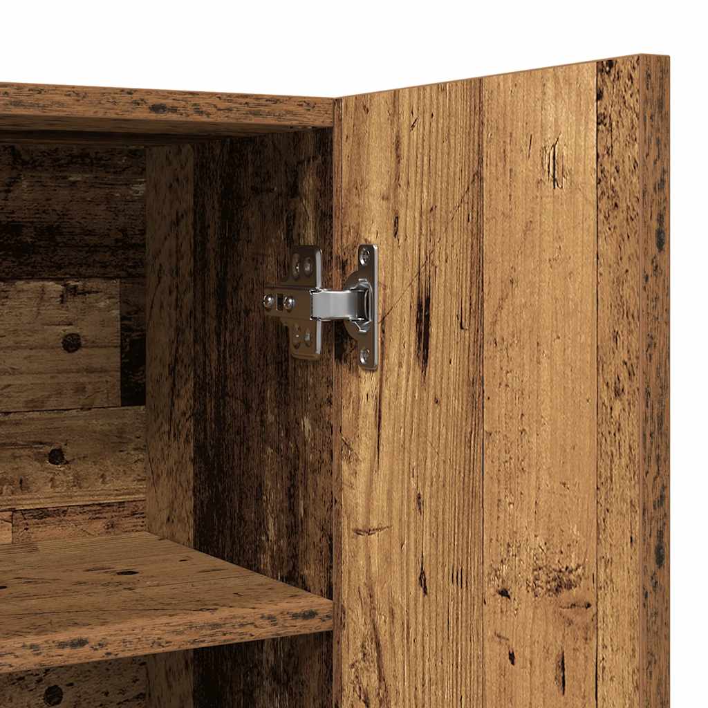 vidaXL Ντουλάπι Πλυντηρίου Παλιό Ξύλο 70,5 x 25,5 x 90 εκ.