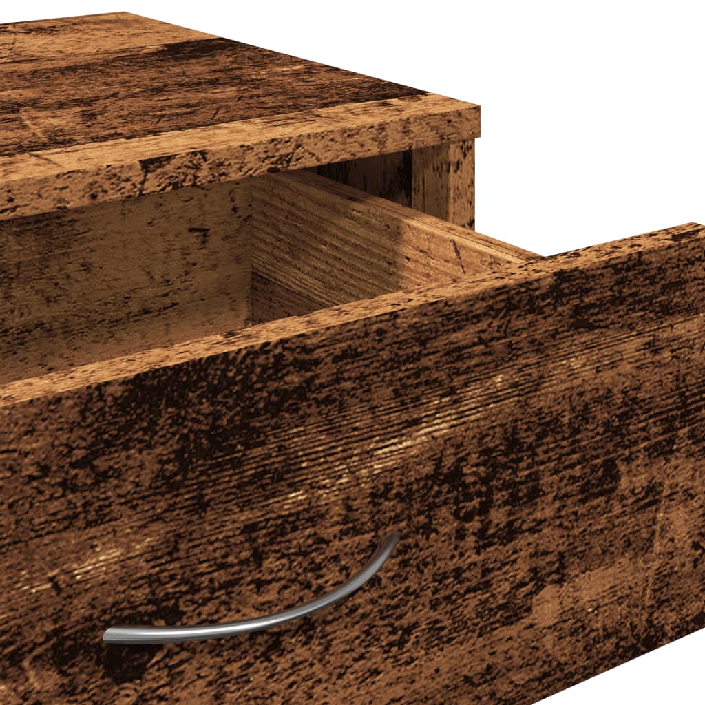 vidaXL Ντουλάπι Τροχήλατο Παλιό Ξύλο 46 x 36 x 59 εκ. από Μοριοσανίδα