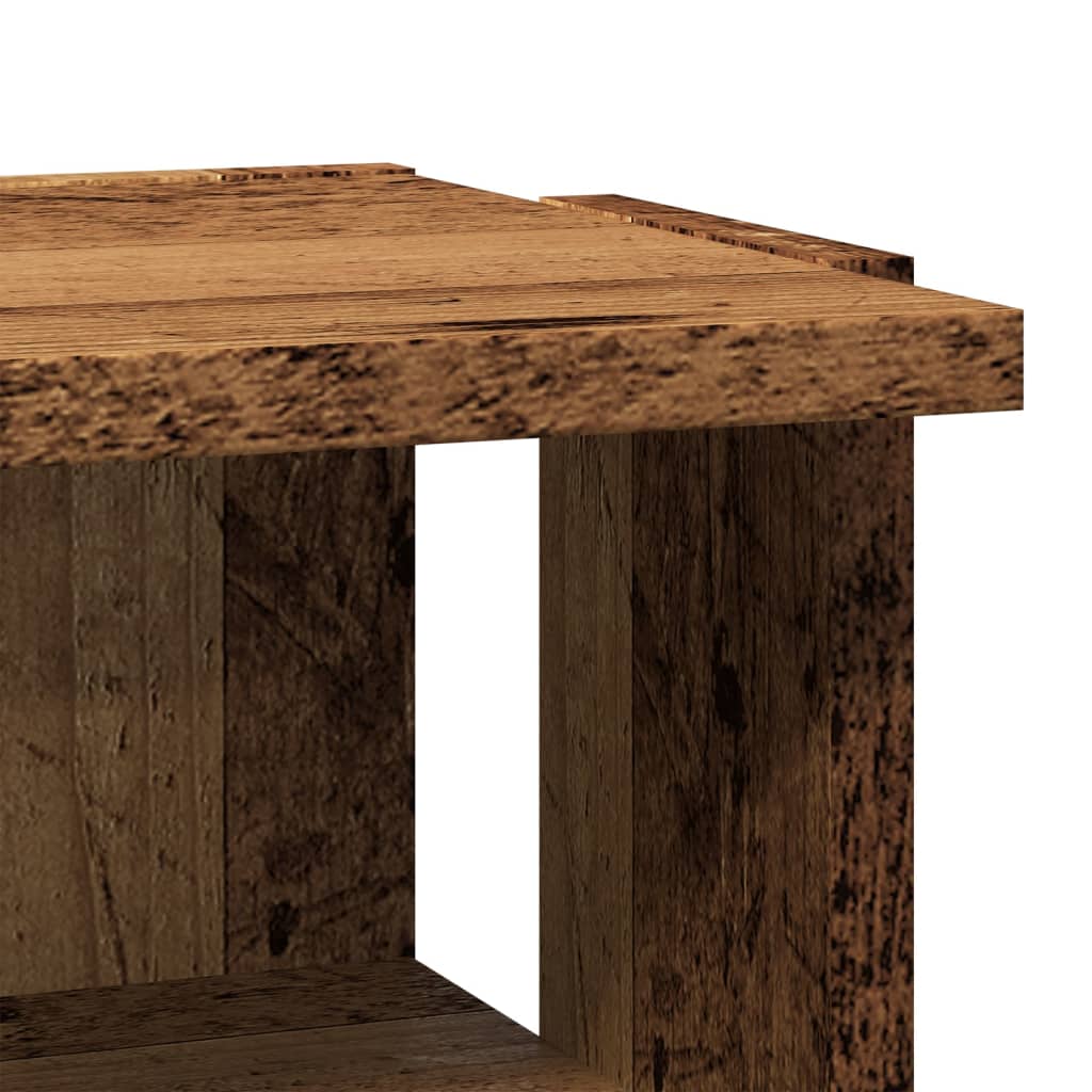 vidaXL Παπουτσοθήκη Όψη Παλαιού Ξύλου 28x27x102 εκ. Επεξ. Ξύλο