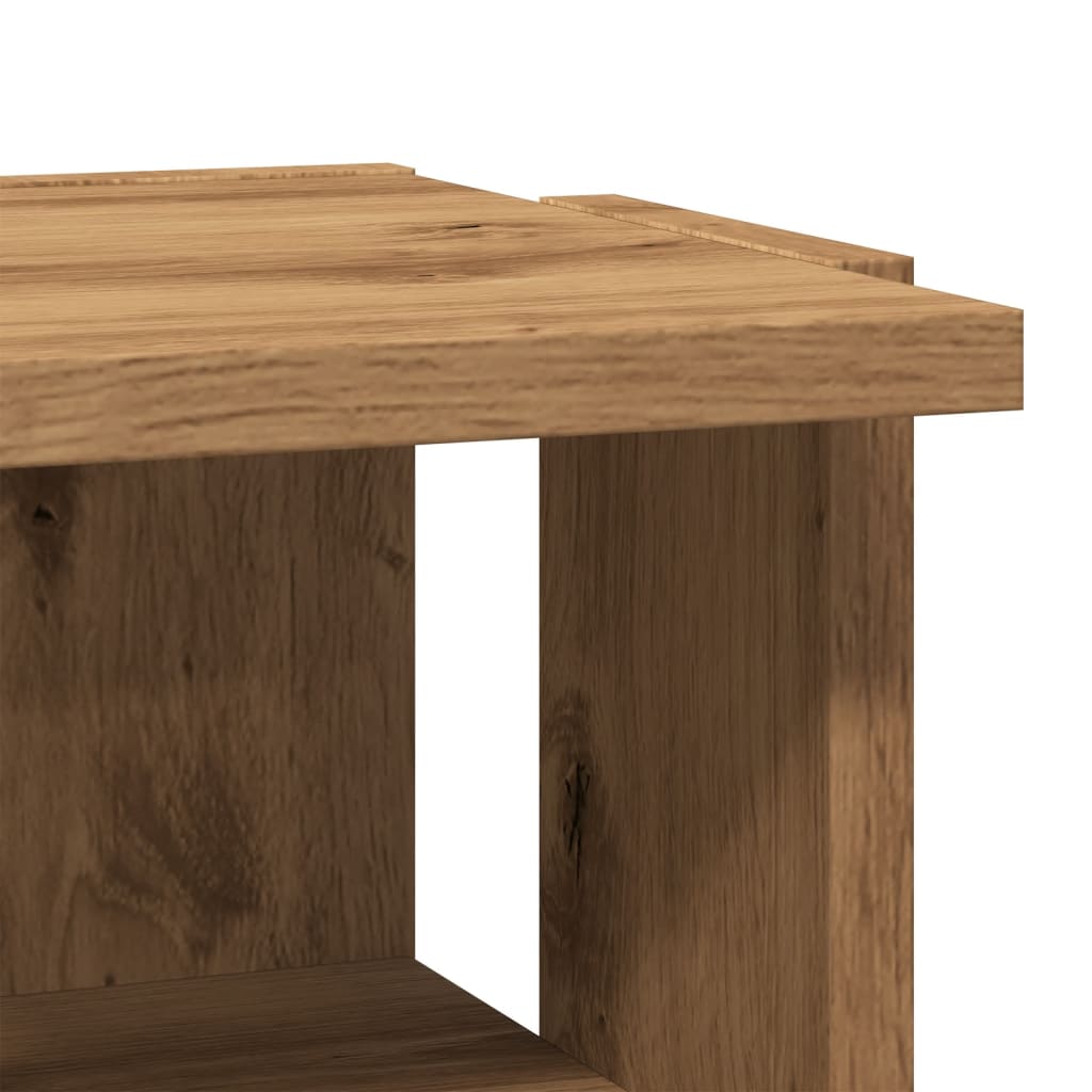 vidaXL Παπουτσοθήκη Χρώμα Αρτισιανή Δρυς 28x27x102 εκ. Επεξ. Ξύλο