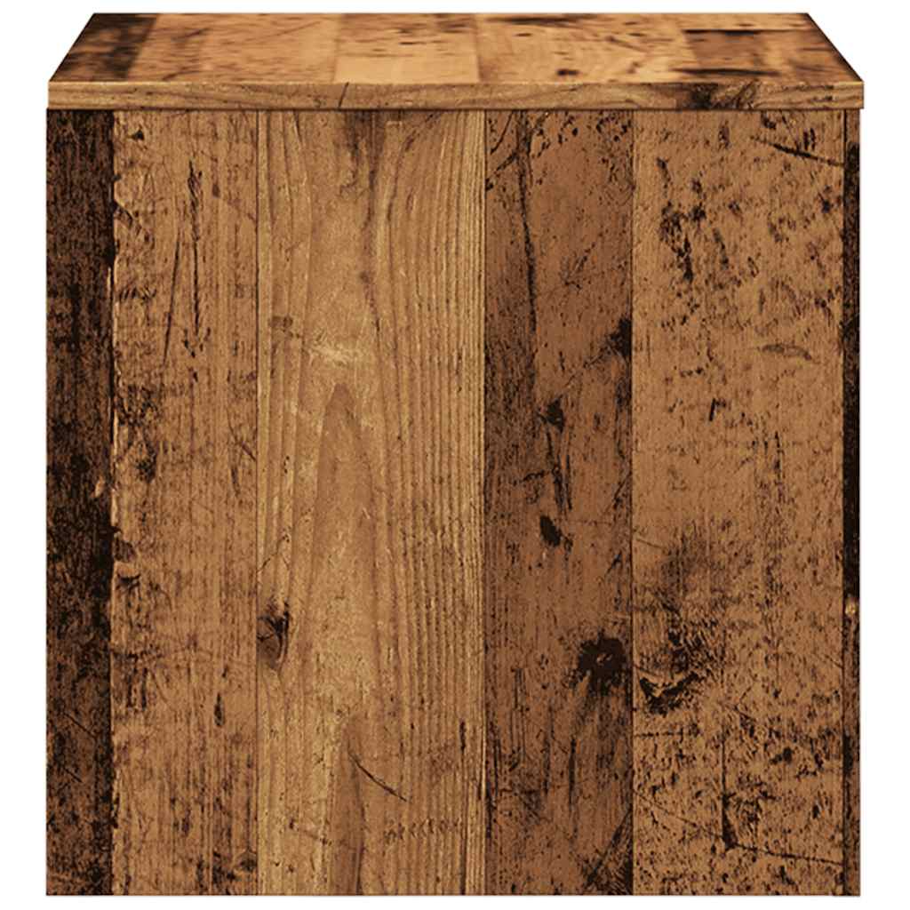 vidaXL Τραπεζάκια Βοηθητικά 3 τεμ. Παλιό Ξύλο από Μοριοσανίδα