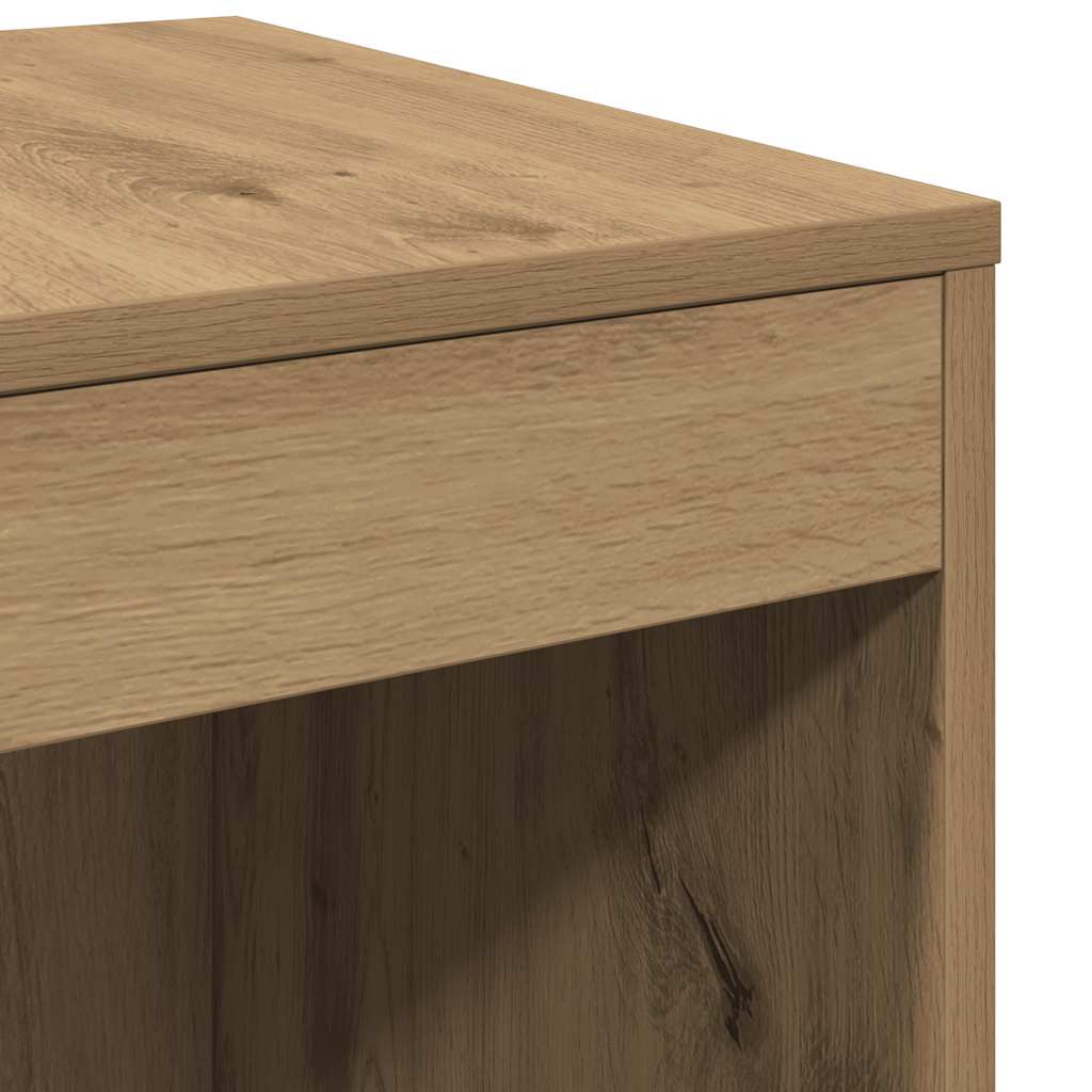 vidaXL Τραπεζάκια Ζιγκόν 3 τεμ. Αρτισιανή Δρυς από Επεξεργασμένο Ξύλο