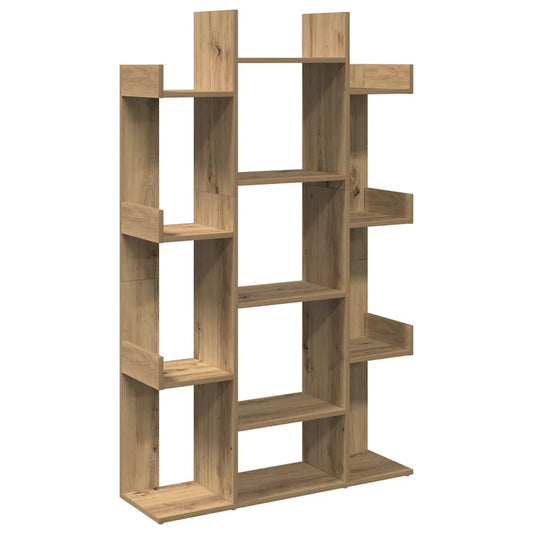 vidaXL Ντουλάπι βιβλίων Artisan Oak 86x25,5x140 cm Ξύλο μηχανής