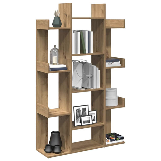vidaXL Ντουλάπι βιβλίων Artisan Oak 86x25,5x140 cm Ξύλο μηχανής