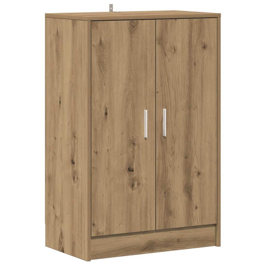 vidaXL Παπουτσοθήκη Αρτισιανή Δρυς 60x35x92 εκ. Επεξεργασμένο Ξύλο