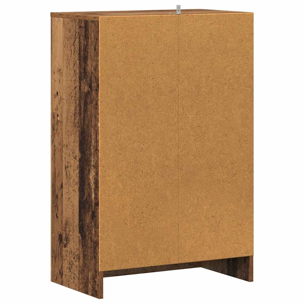 vidaXL Παπουτσοθήκη Όψη Παλαιού Ξύλου 60x35x92 εκ. Επεξεργασμένο Ξύλο