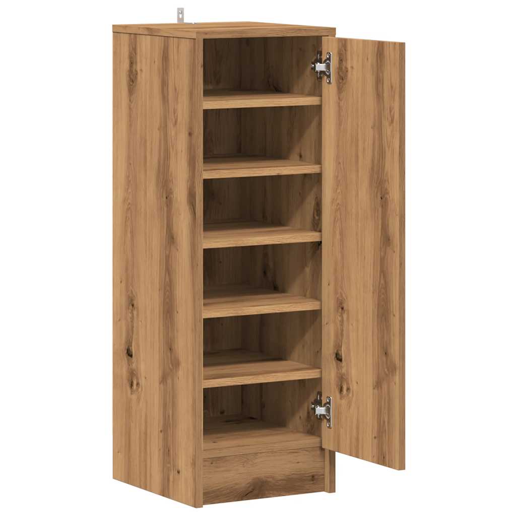 vidaXL Ντουλάπι παπουτσιών Artisan Oak 32x35x92 cm Κατασκευασμένο ξύλο
