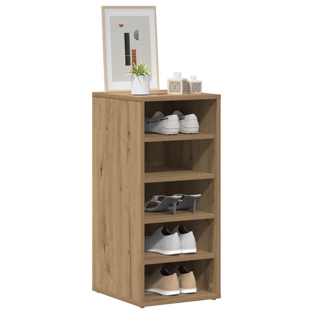 vidaXL Ντουλάπια παπουτσιών 2 τεμ Artisan Oak 32x35x70 cm