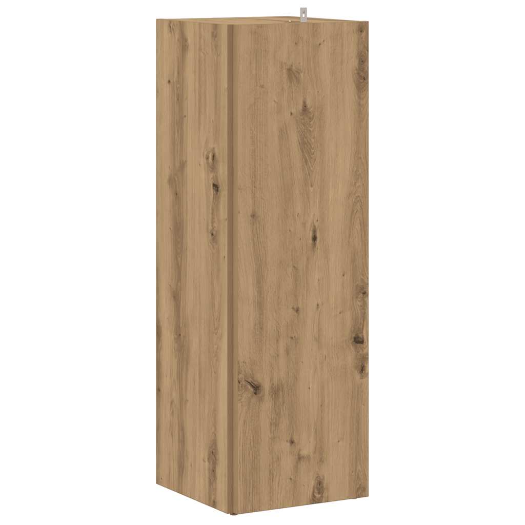 vidaXL Γωνιακό ντουλάπι Artisan Oak 33x33x100 cm Κατασκευασμένο ξύλο