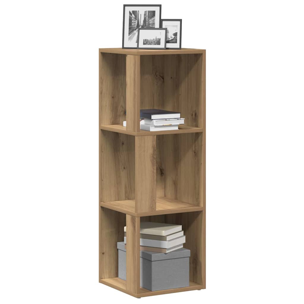 vidaXL Γωνιακό ντουλάπι Artisan Oak 33x33x100 cm Κατασκευασμένο ξύλο
